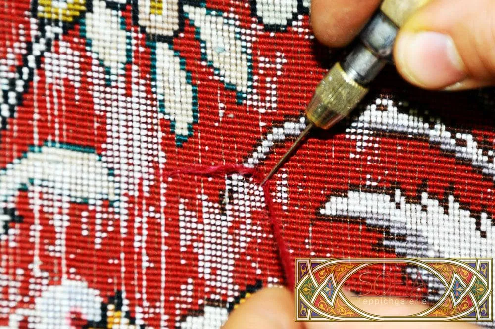 Teppichreparatur aus dem Galeriearchiv Sofia – Aufnahme 2