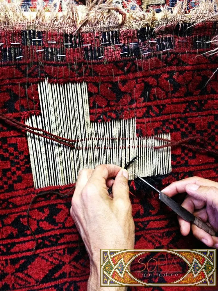 Teppichreparatur aus dem Galeriearchiv Sofia – Aufnahme 8