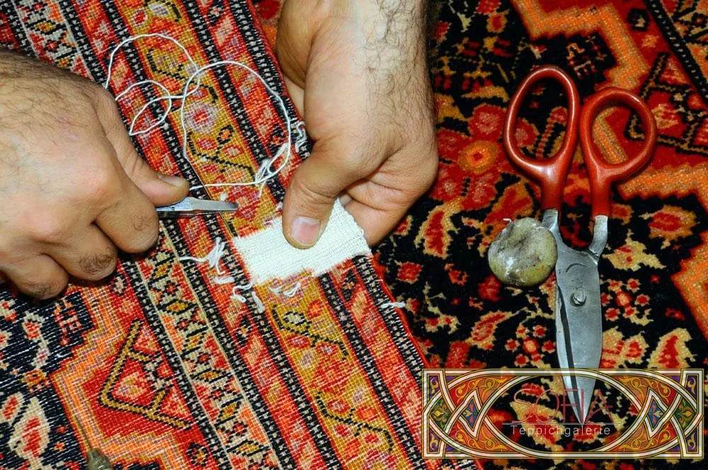Teppichreparatur aus dem Galeriearchiv Sofia – Aufnahme 17
