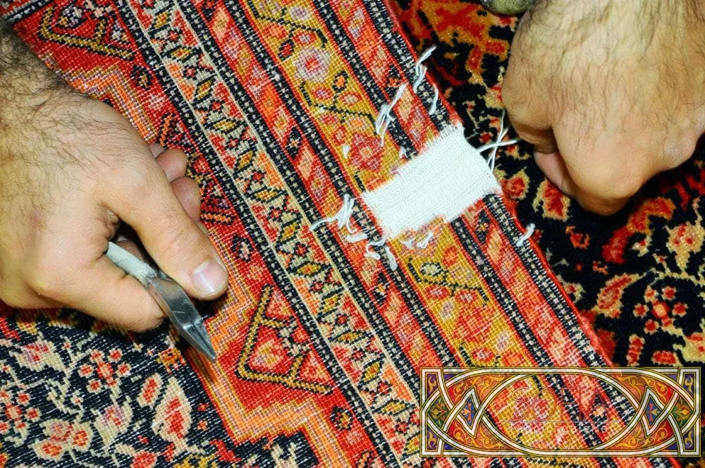 Teppichreparatur aus dem Galeriearchiv Sofia – Aufnahme 18